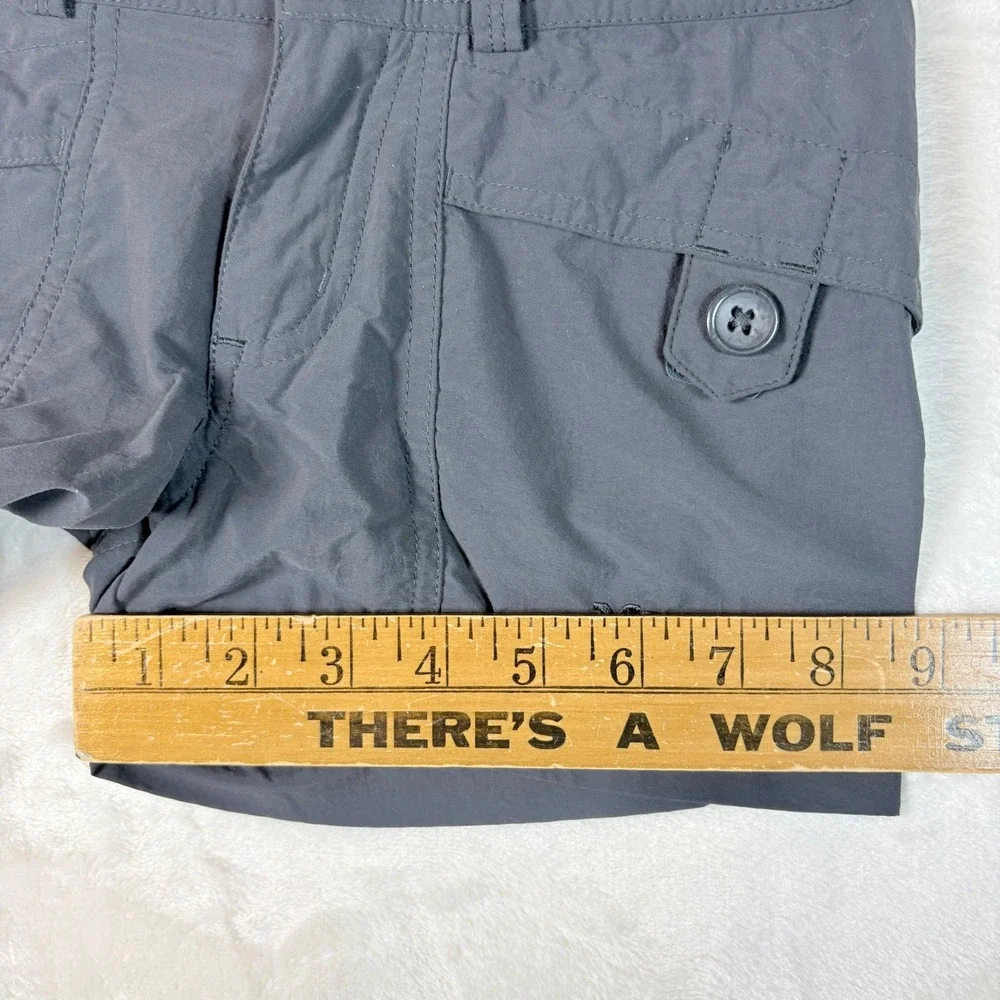 Marmot Cargo Shorts Kids Small‎ S Grey Excellent Adjustable Waist Hiking Utility